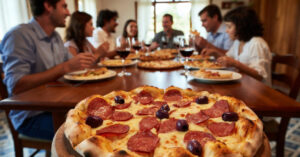 Quantas pizzas para 17 pessoas